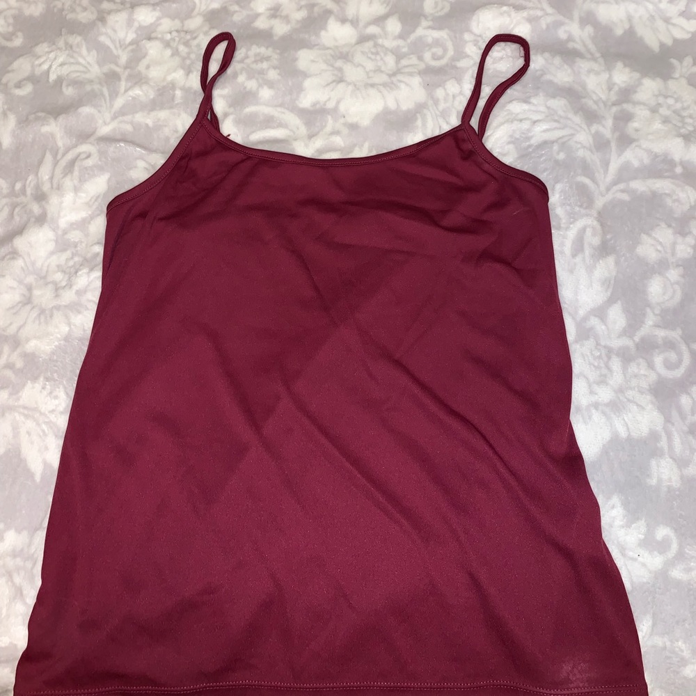 Maroon tank top